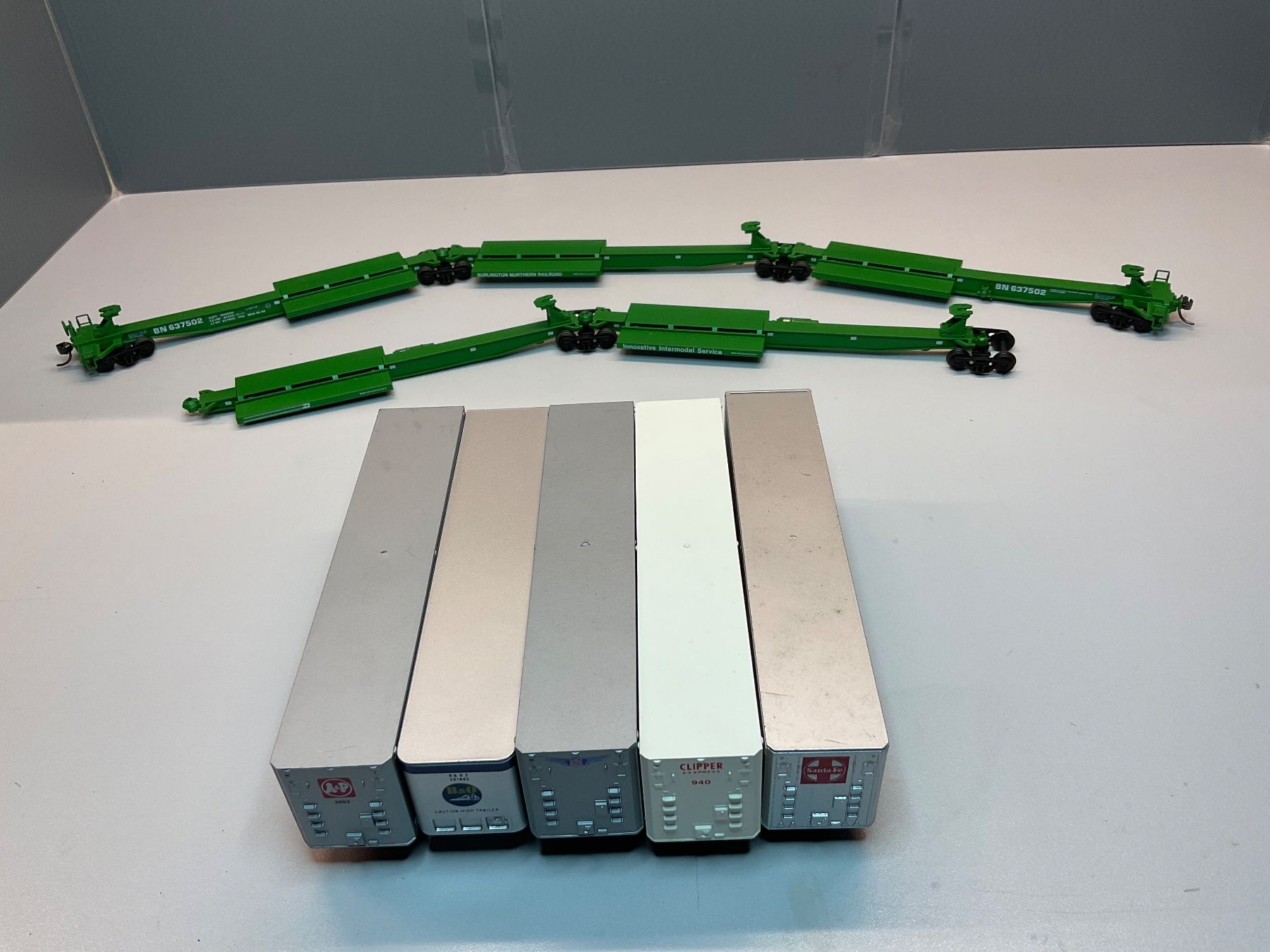 Athearn Modellini di ferrovie: 5x Train Trailer Wagen H0  Athearn/Walthers – Nuovo (secondo la descrizione) da Nänikon venduto da R_rota 4