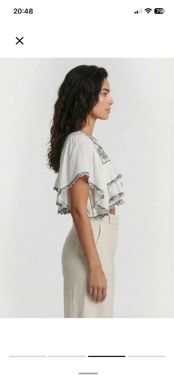 Isabel Marant Camicette: Isabel Marant Bluse weiss mit Stickungen neu – Nuovo e nell'imballaggio originale da Dittingen venduto da nje_9nlt 9