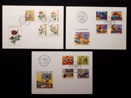 PRO JUVENTUTE LOT: FDC 2002 - 2004