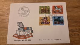 1983 Pro Juventute FDC mit Unterschrift
