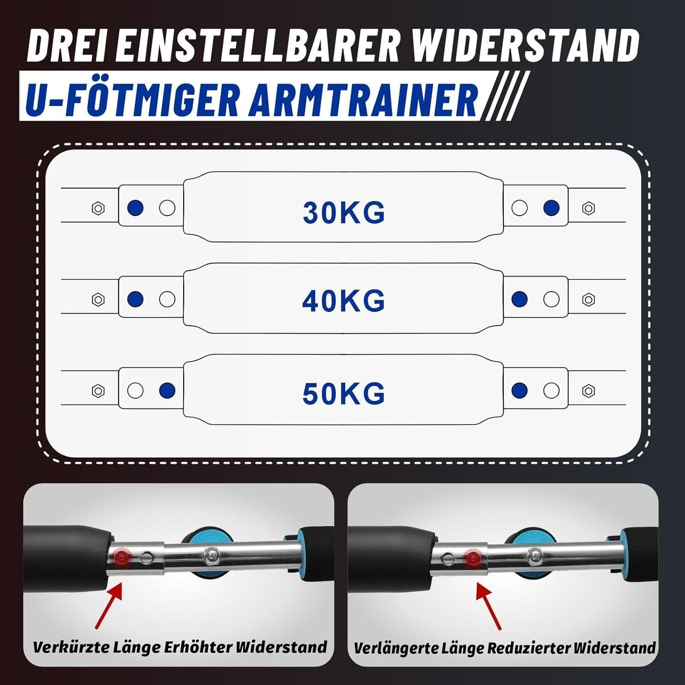 Hometrainer: Armtrainer - Verstellbares Brust & Arm Trainingsgerät – Neu (gemäss Beschreibung) aus Thun von thunshop 5