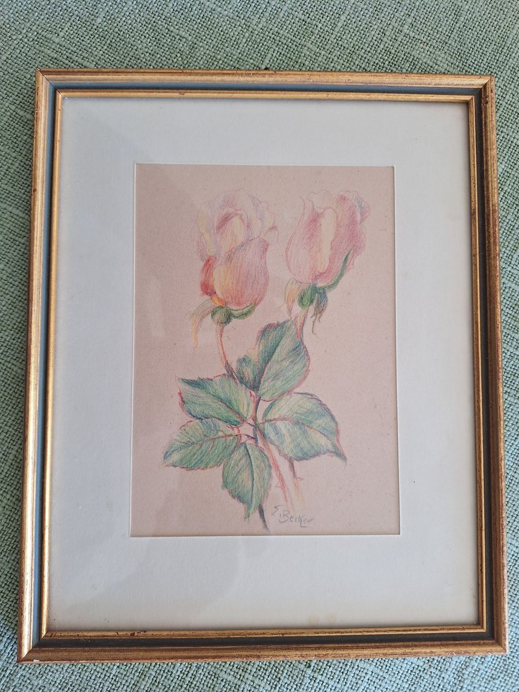Gemälde: E. Becker ROSES – Gebraucht aus Bevaix von bohrap 2