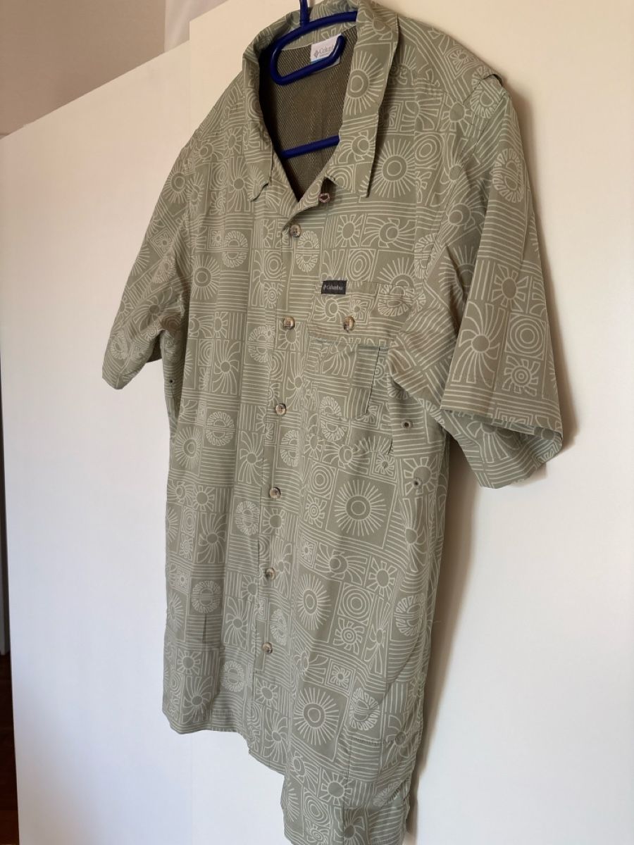 Columbia Camicie: Chemise Columbia verte – Nuovo (secondo la descrizione) da Estavayer-le-Lac venduto da Shampou46 1