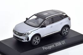 Peugeot 3008 II GT Phase II seit 2021 silber met. / schwarz