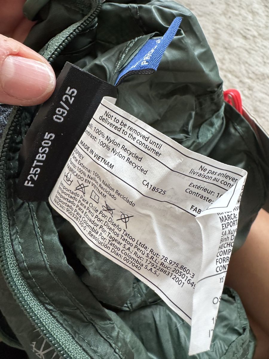 Osprey Borse: Osprey Stuff Tote Ultralight green 18L new – Nuovo e nell'imballaggio originale da Zürich venduto da di_archive 5