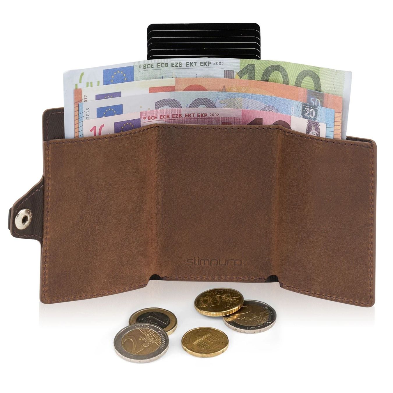 Sonstige Kleidung & Accessoires: ZNAP 12 - mini Wallet Vintageleder Braun – Neu und originalverpackt aus Wettingen von Swala 1