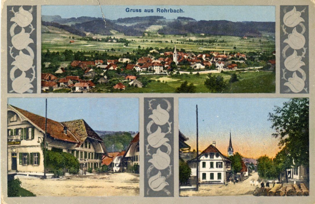 Cartoline postali: Rohrbach   BE – Usato da Brig venduto da Valcards54