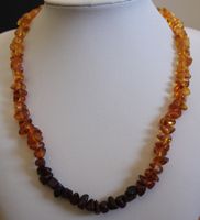 Nachlass: Ostsee Bernstein Schmuck Kette Collier 23 Gramm