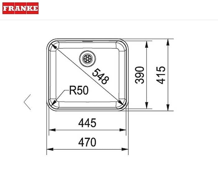 Eviers & lavabos: évier sous-plan neuf FRANKE – Neuf avec emballage d'origine à Ferpicloz par Riedo20