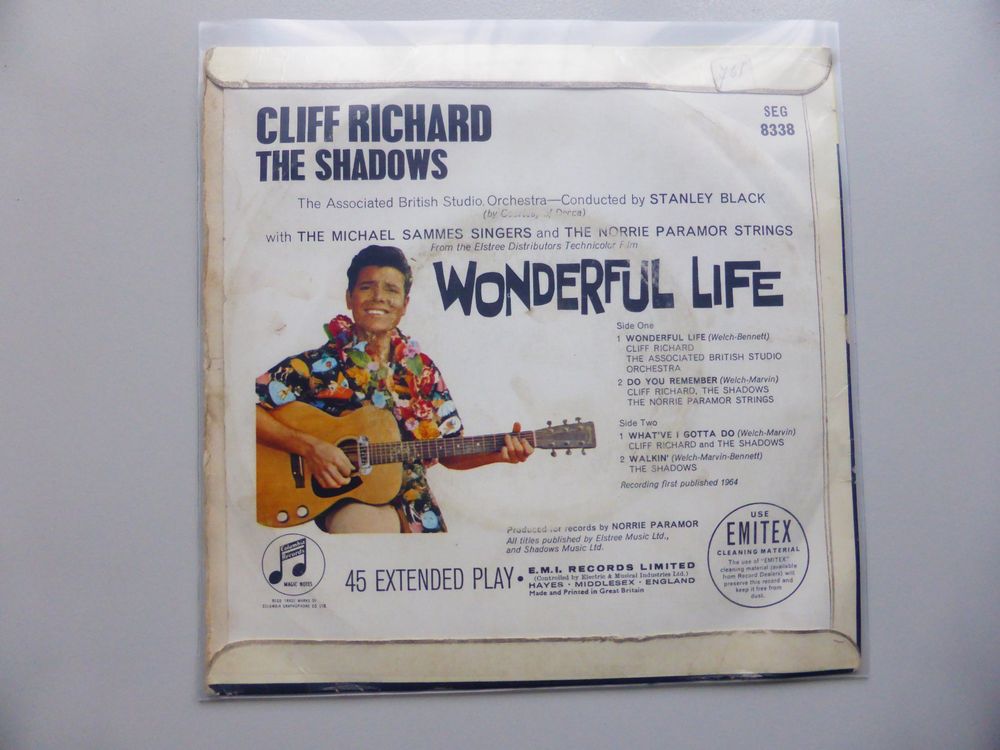 VINYL SINGLE EP CLIFF RICHARD and the SHADOWS (Gebraucht) in für CHF 6 ...