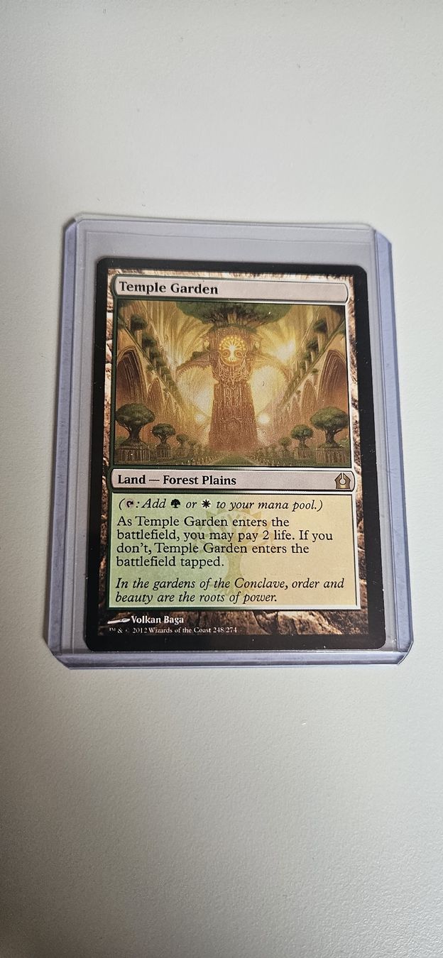 Magic The Gathering Carte collezionabili: Temple Garden 248/274 MTG 2012 ENG – Usato da Belp venduto da Ginus85