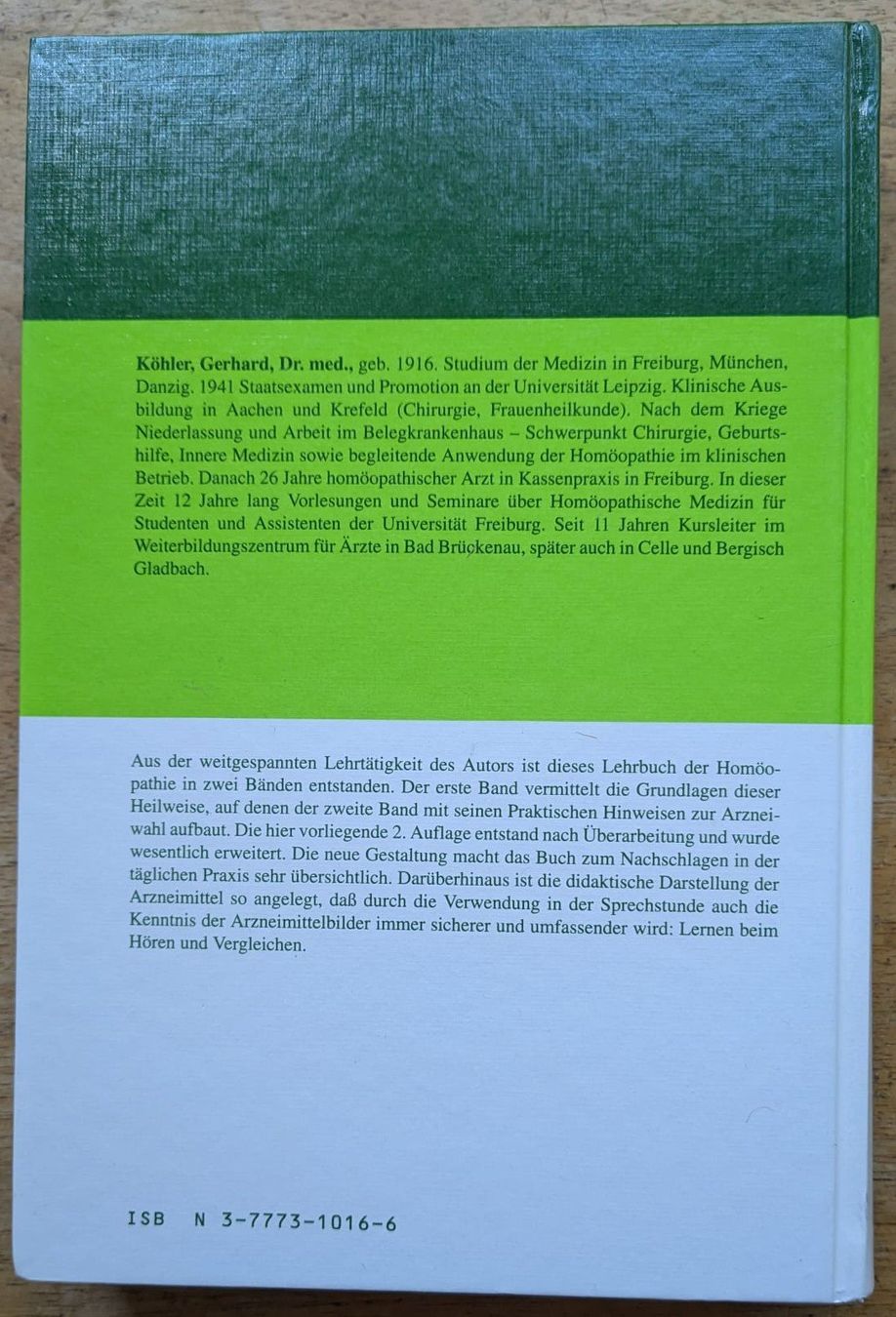 Libri: Homöopathie Köhler Band 2 – Usato da Jegenstorf venduto da Chris3008 1