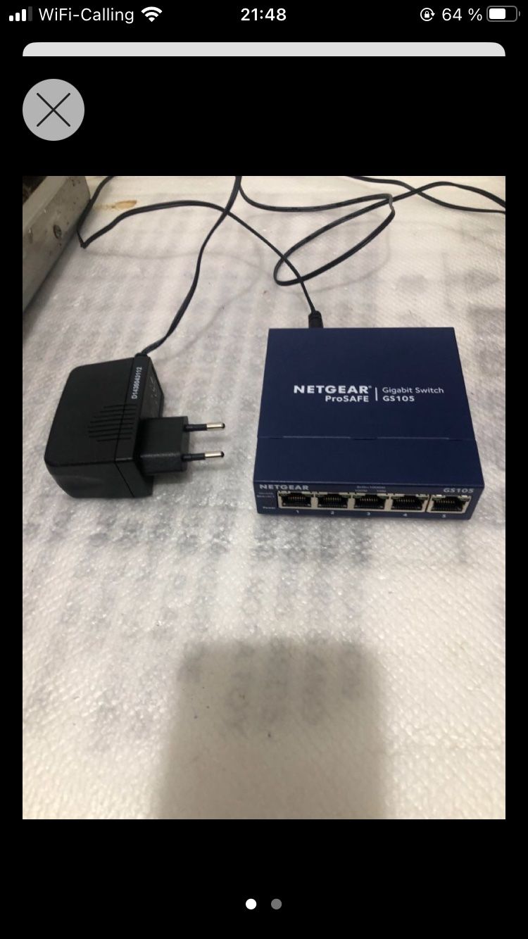 Netgear Modems & Router: Netgear business 5 port ethernet Switch – Neu (gemäss Beschreibung) aus Biel-Bienne von alos07
