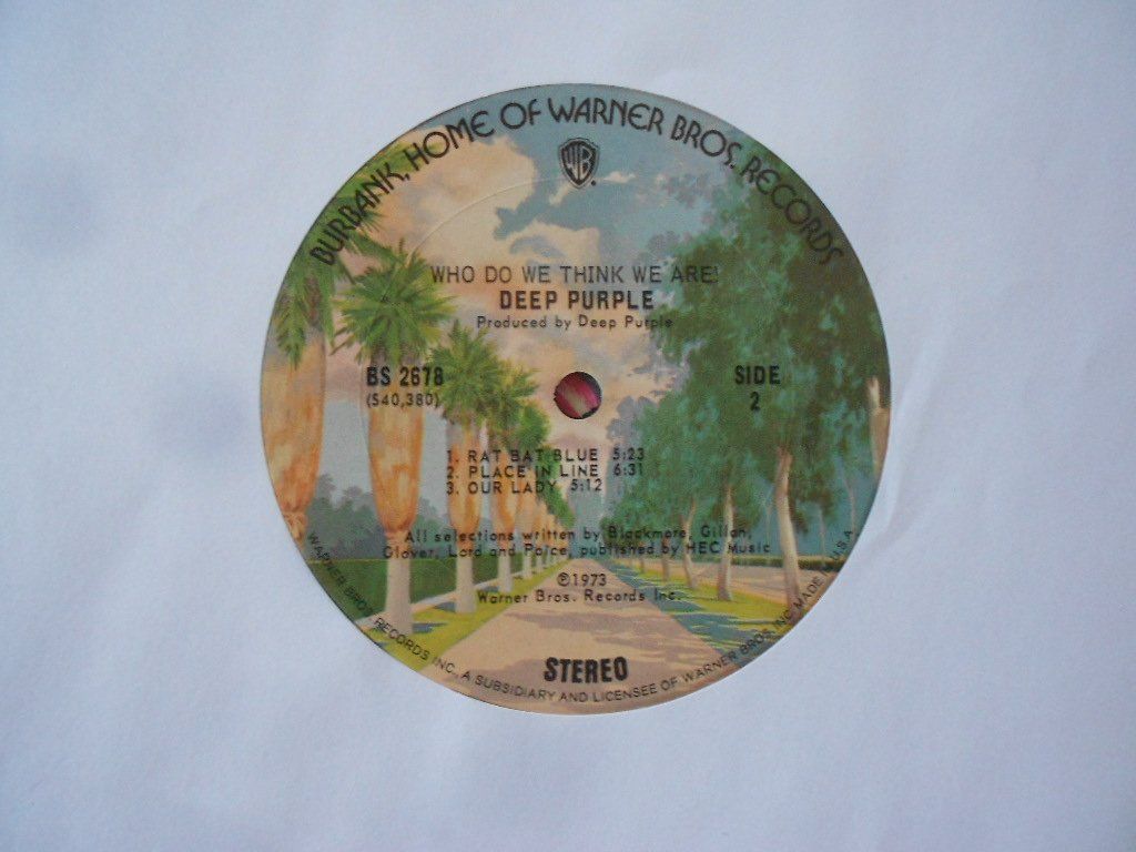 Dischi in vinile: DEEP PURPLE  -  WHO DO WE THINK WE ARE ! – Usato da Bex venduto da Giorgiob 5