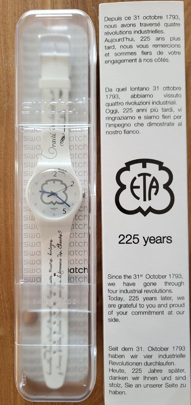 Swatch Orologi: Swatch 225 anniversary, limited edition. – Nuovo (secondo la descrizione) da Biel/Bienne venduto da BEmpuria