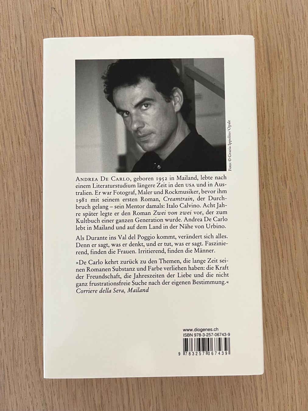 Libri: Andrea De Carlo - Als Durante kam – Usato da Allschwil venduto da millefiori3 1