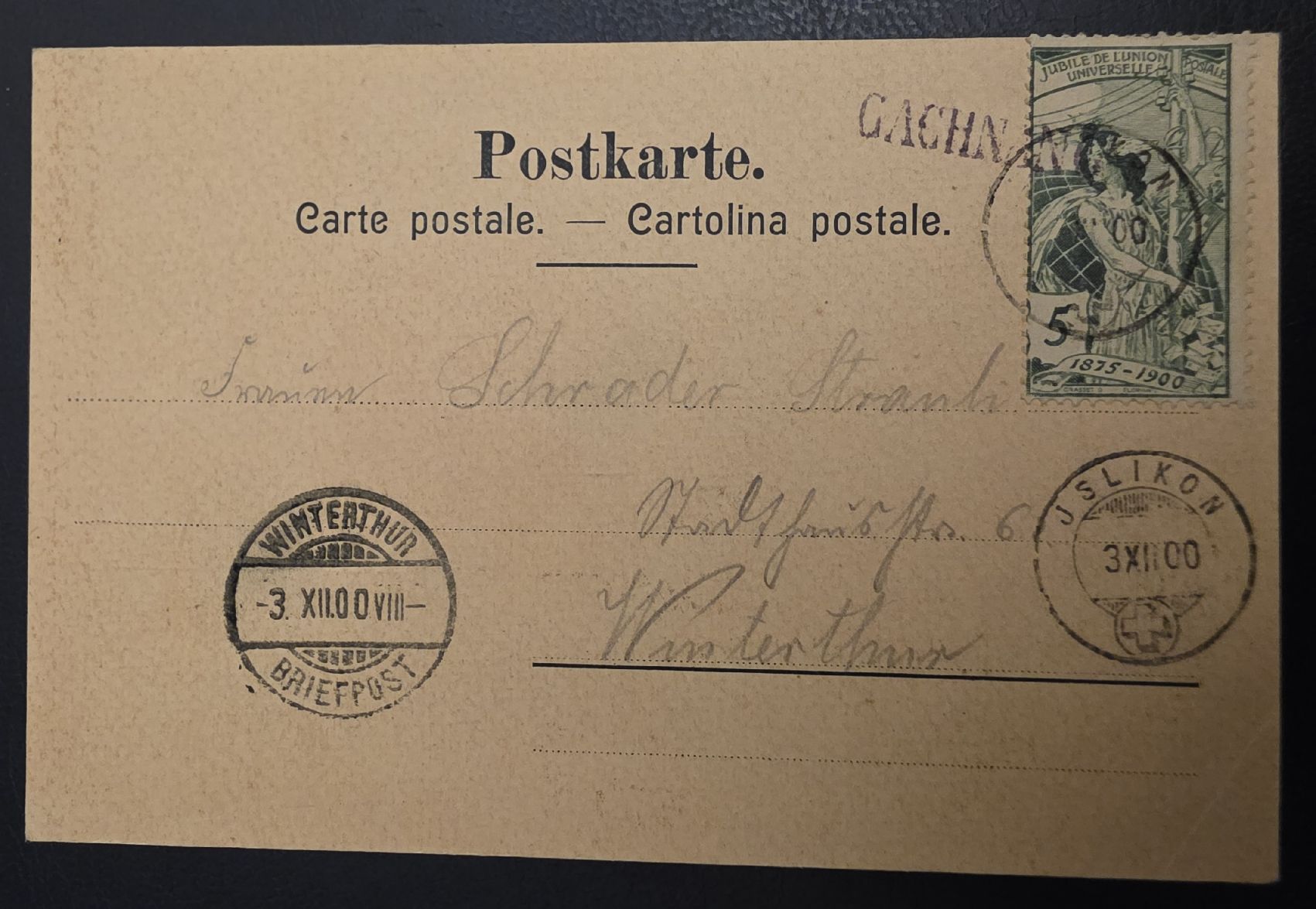 Cartes postales: Ansichtskarte Gachnang – D'occasion à Bern par Kocholo 3