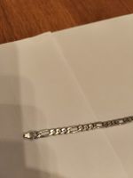Silberkette Figarokette 925er Silber, 65cm, Top Zustand!