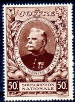VIGNETTE OBERSTLEUTNANT JOFFRE 1947 ** POSTFRISCH ** - JJ234