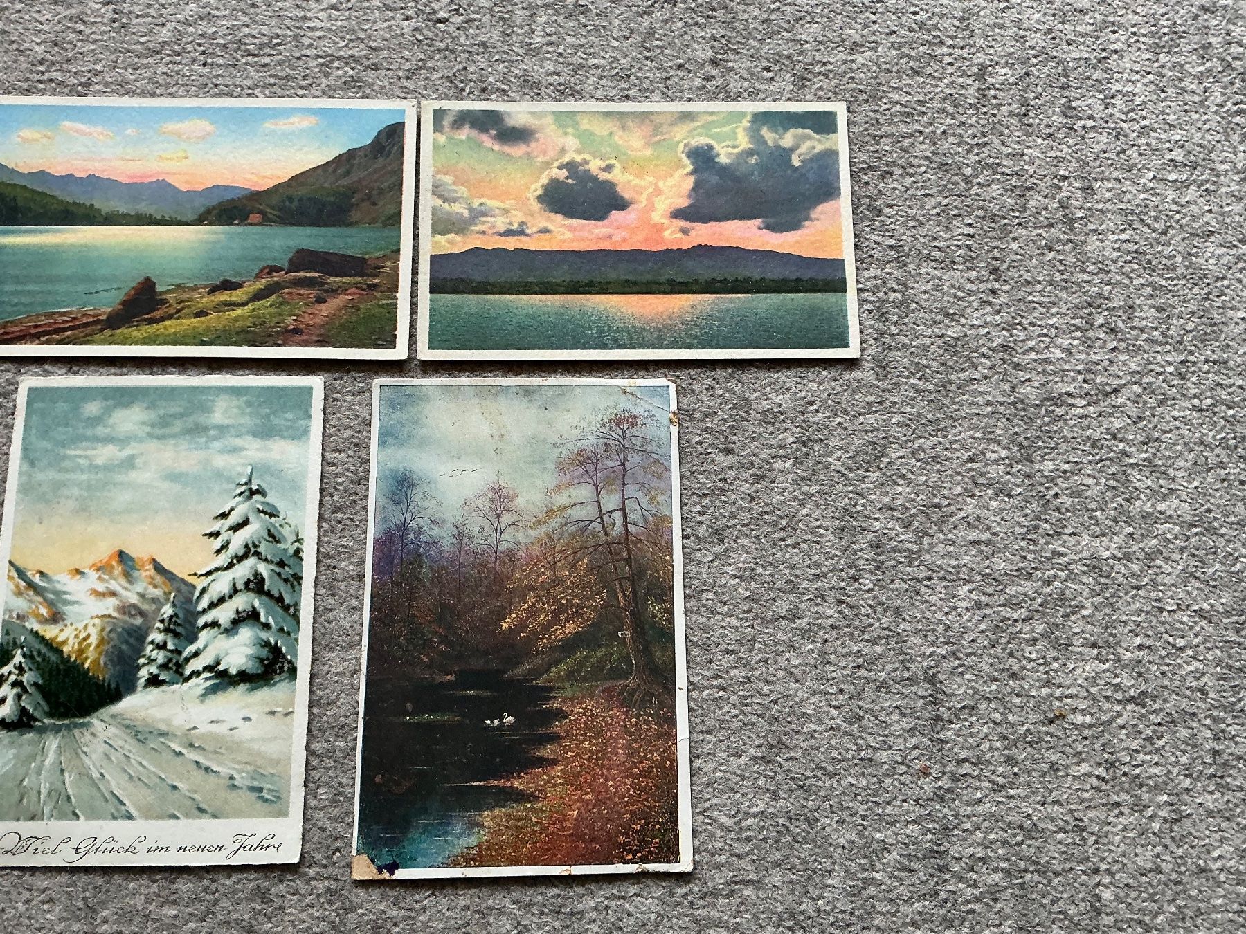 Ansichtskarten: Vintage Postkarten-Set mit Schweizer Landschaftsmotiven – Gebraucht aus Jona von Jancy60 3