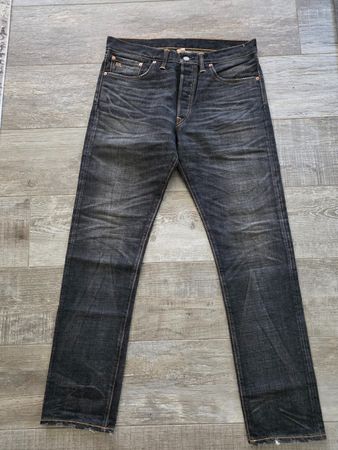 RRL Double RL Black Selvedge Jeans W34/L32