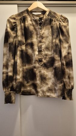 Haut (blouse) imprimé Co'couture noir et brun