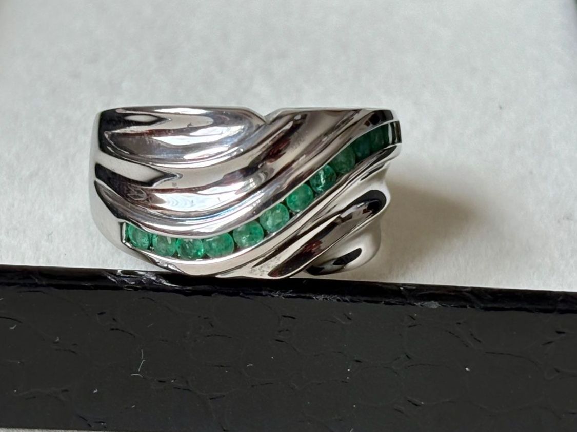 Ringe: Smaragd Silberring, 925, Gr. 60, NEU – Neu (gemäss Beschreibung) aus Brugg AG von lau_9rvy 1