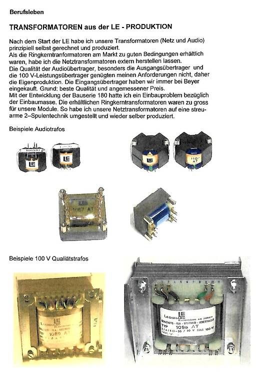 Componenti elettronici: professionelle Audio Leistungs-Transformatoren 100 VOLT – Nuovo (secondo la descrizione) da Zürich venduto da Zurich 1