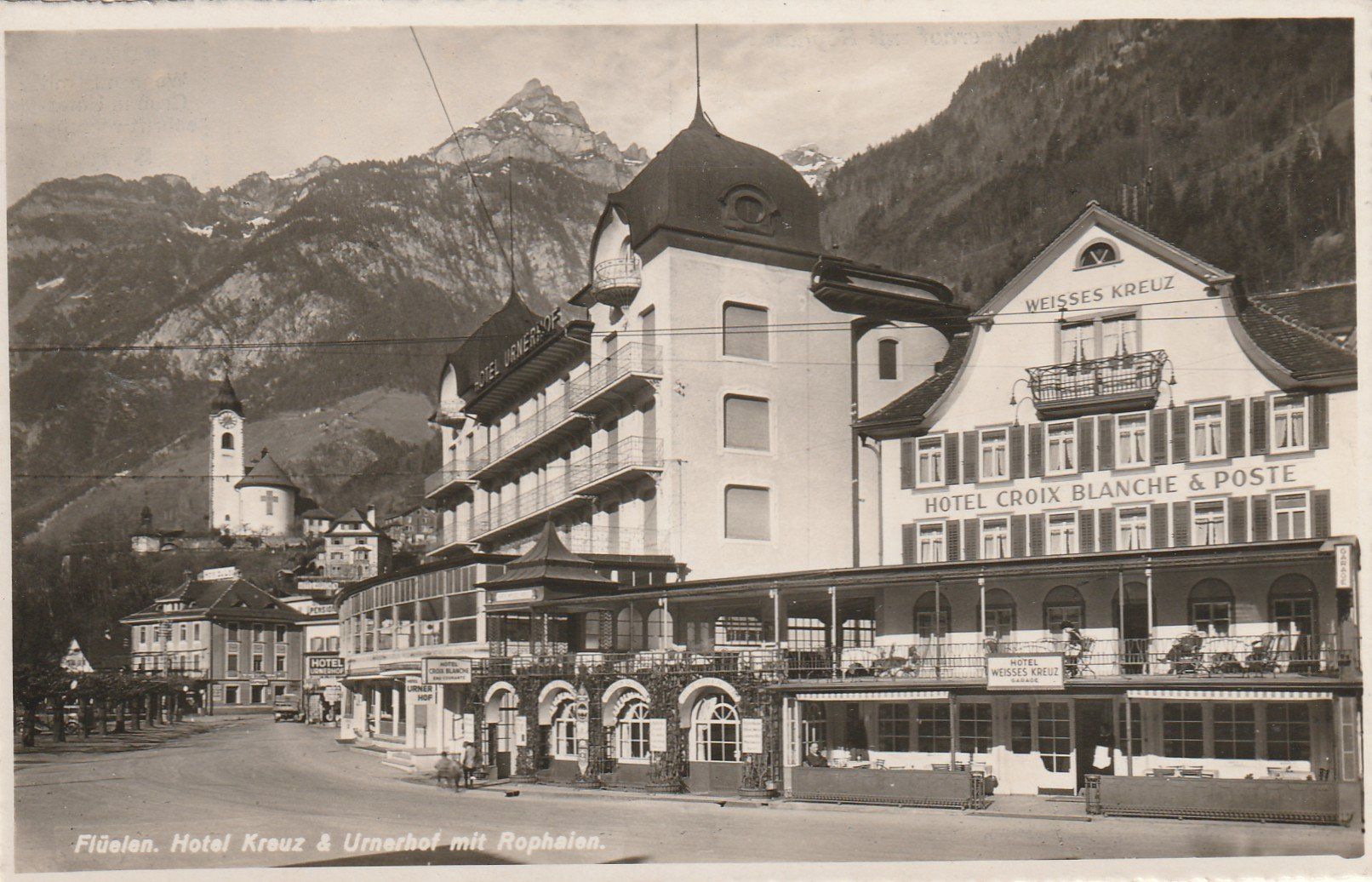 Cartoline postali: Flüelen Hotel Kreuz – Usato da Rorschacherberg venduto da fratovi2