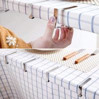 4Stk. Befestigungshalter Winddichte Tisch decken klammern