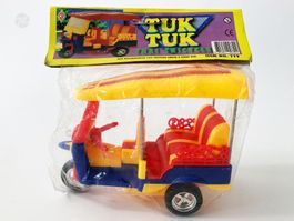 Spielzeug Tuk Tuk Thai Tricycle Taxi Vintage 70s S.R.TOY OVP