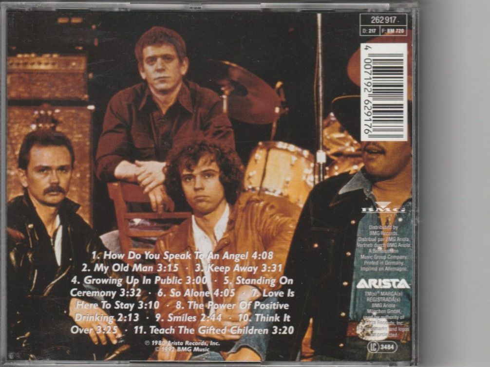 CD: Lou Reed - Growing up in public – Usato da Chur venduto da zowie72 1
