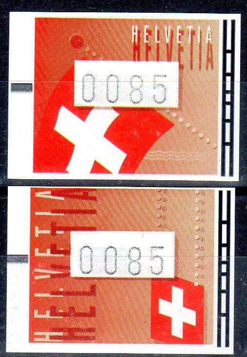 Alle Briefmarken: SCHWEIZER FLAGGEN 2005 ** POSTFRISCH ** 2 MARKEN - Z71 – Neu (gemäss Beschreibung) aus Losone von EM2019