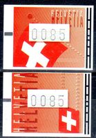 SCHWEIZER FLAGGEN 2005 ** POSTFRISCH ** 2 MARKEN - Z71
