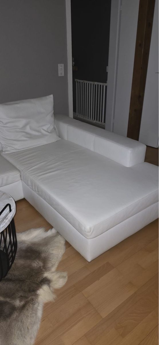 Sofas: Ecksofa weiss Leder – Gebraucht aus Zeihen von domtsche 1