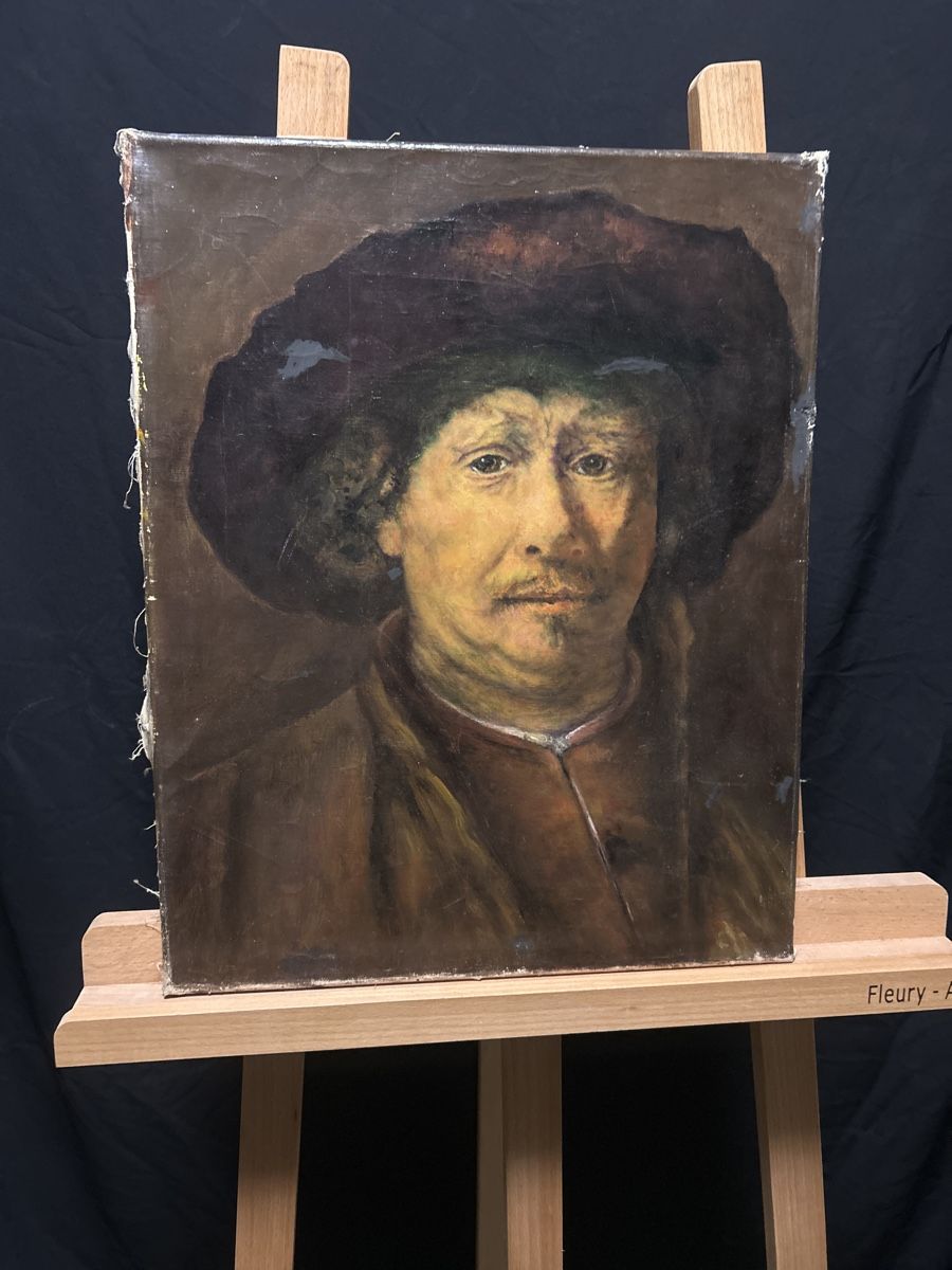 Dipinti: Gemälde - Rembrandt vermutlich von einer Kunstschule – Usato da Glarus venduto da KunstWerkEr-LS87