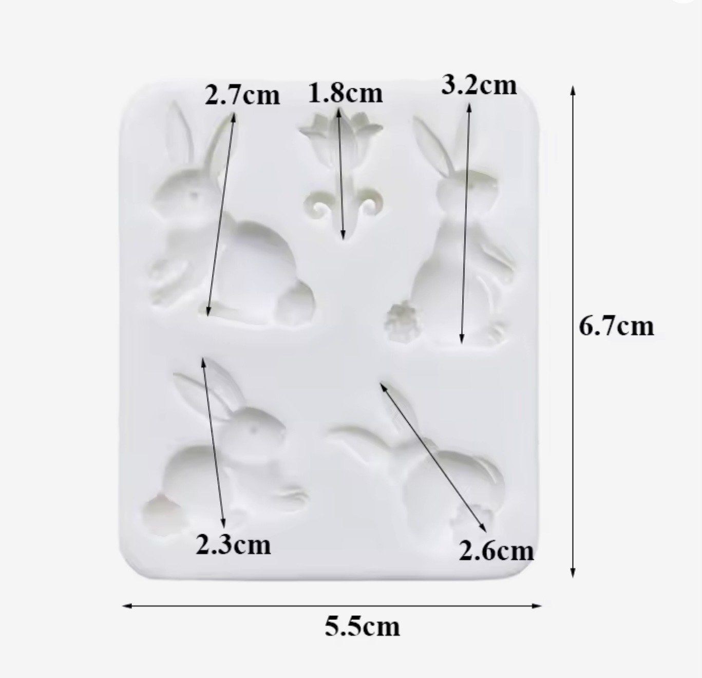 Teglie da forno: Giessform Silikonform Ostern Hasen mini – Nuovo e nell'imballaggio originale da Kaltbrunn venduto da schere-stein-papier 1