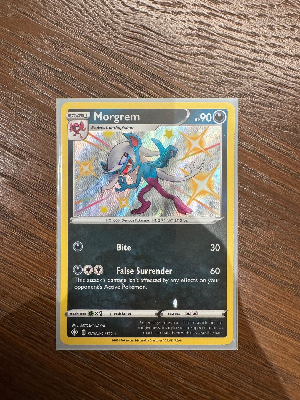 Pokémon Carte collezionabili: Morgrem Pokemon SV084/SV122 – Nuovo (secondo la descrizione) da Winterthur venduto da hershanking