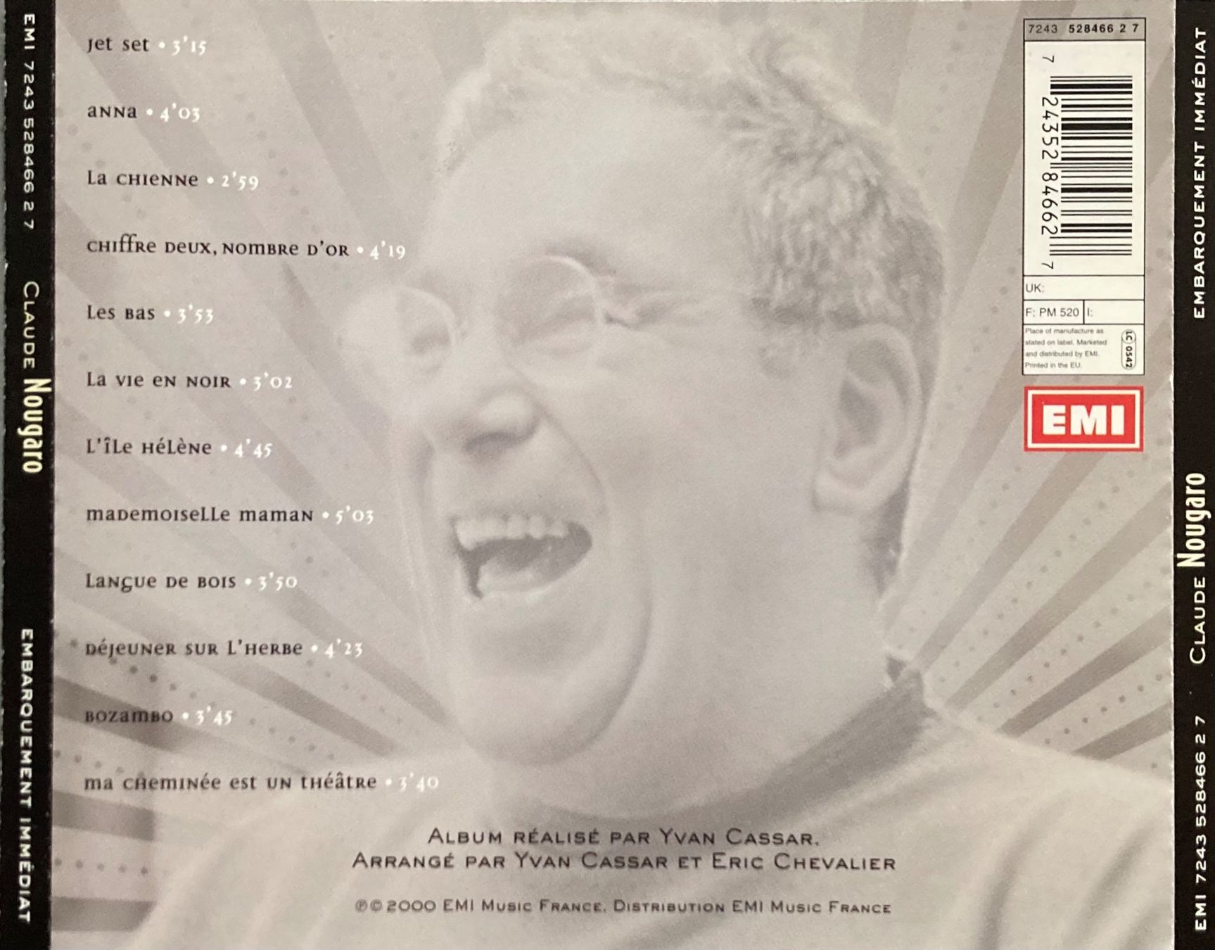 Dischi in vinile: CLAUDE NOUGARO – Usato da Poliez-Pittet venduto da Newtown-Records 1
