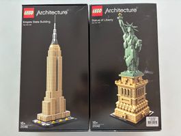 LEGO Architectue Empire State Building + Statue of Liberty