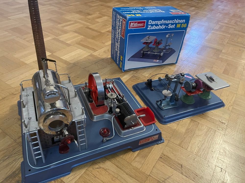 Wilesco M 76 Schreiner – Spielzeug-Dampfmaschine Mit Spannsäge, Metall-Modell