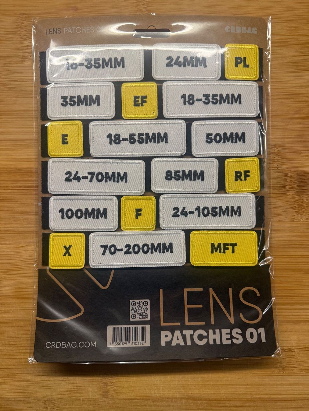 Toppe: CRDBAG Patch Lens Patches 01 – Nuovo e nell'imballaggio originale da Rütschelen venduto da S_ii_m_u