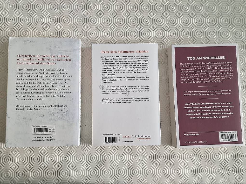 Libri: Krimis / Thriller - pack1 – Usato da Zürich venduto da sdsp 1