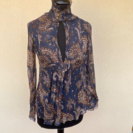 Blouse en soie, Anna Biagini, grandeur S