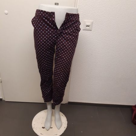 Rosner Capri Hose, Damen, Rot/Blau gepunktet, Sommerlich