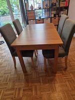 Ausziehtisch IKEA Bjursta mit 4 Stühlen