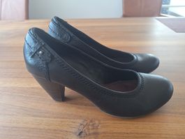Pumps schwarz Grösse 38 mit Gebrauchsspuren