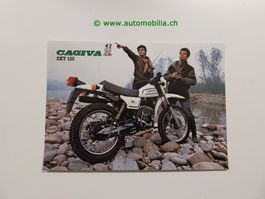 Cagiva SXT 125 Prospekt italienisch/englisch