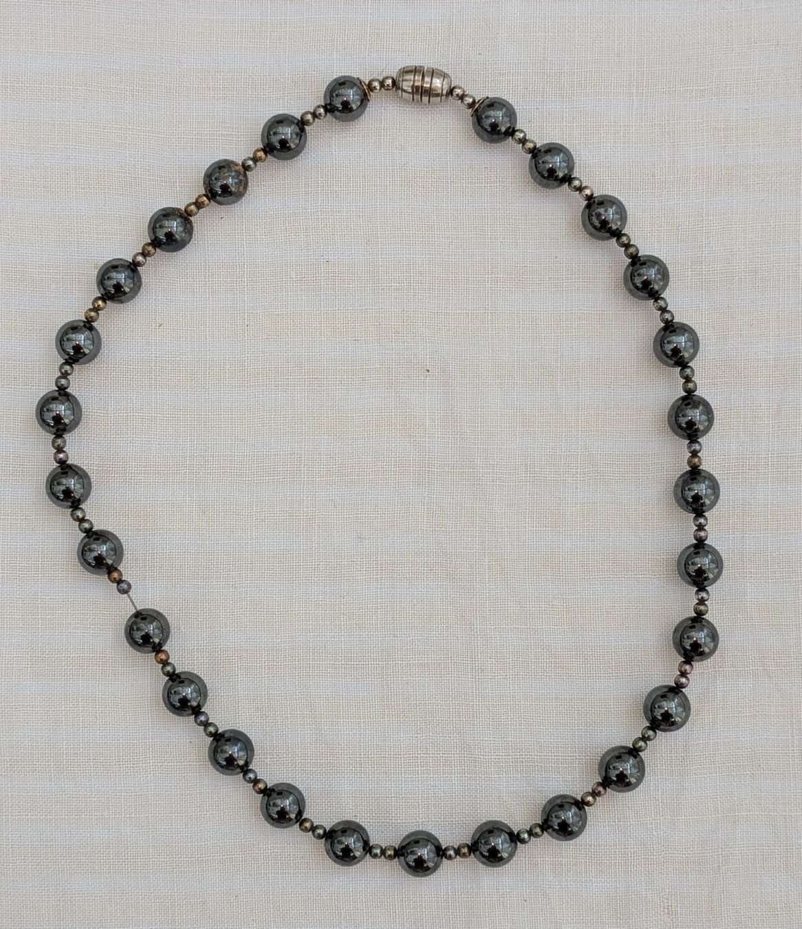 Catenine: Echte Hämatit Perlen Kette 48cm – Nuovo (secondo la descrizione) da Giffers venduto da agu25