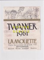 Etikette - Twanner "La Mouette" 1961 /bd